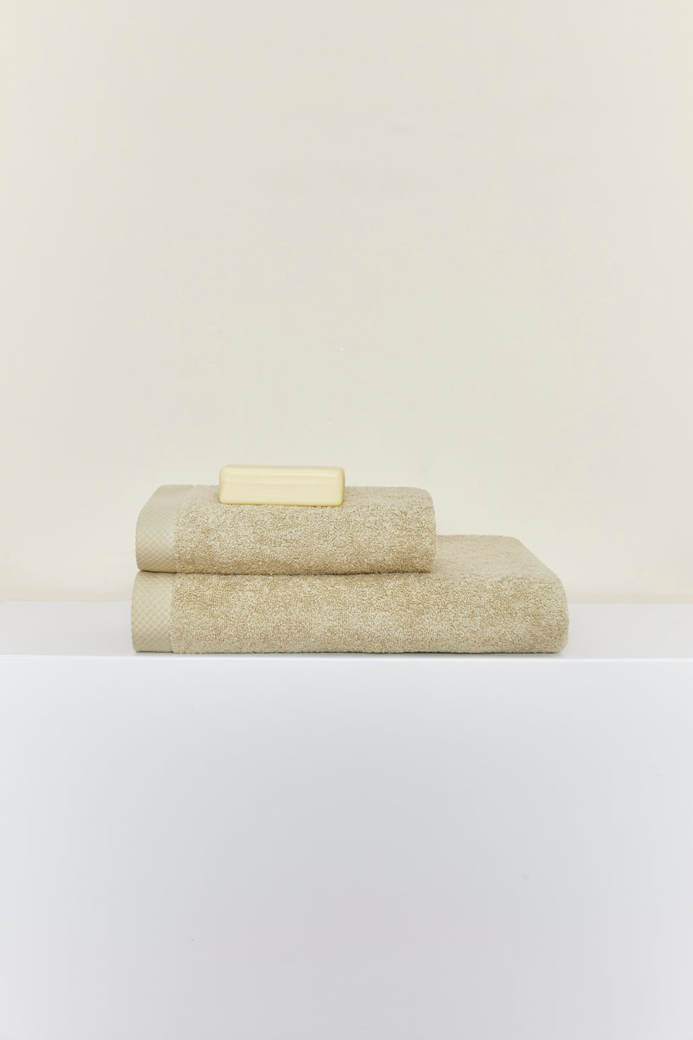 Luxus Lençol de banho 100x150cm verde caqui