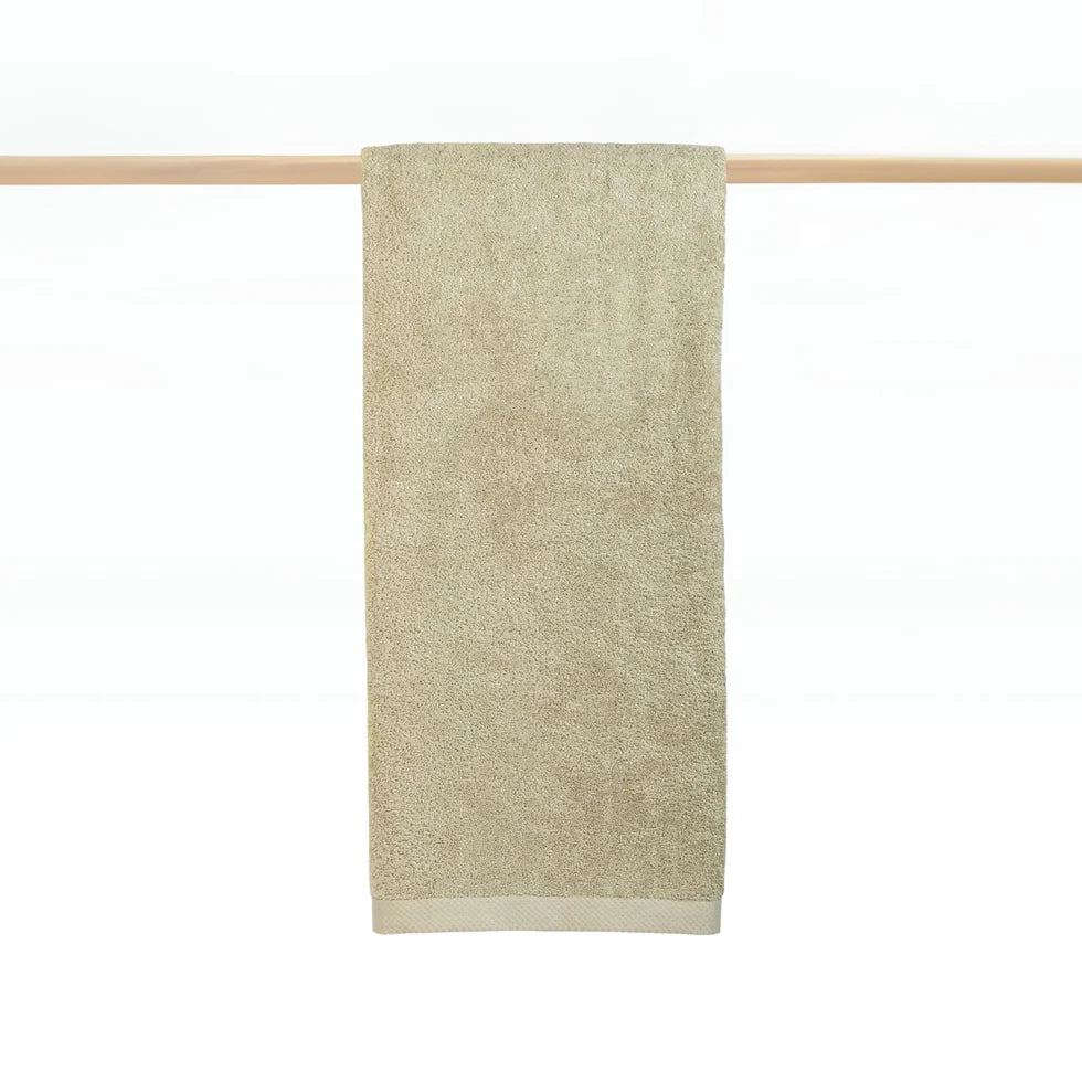 Luxus Lençol de banho 100x150cm verde caqui