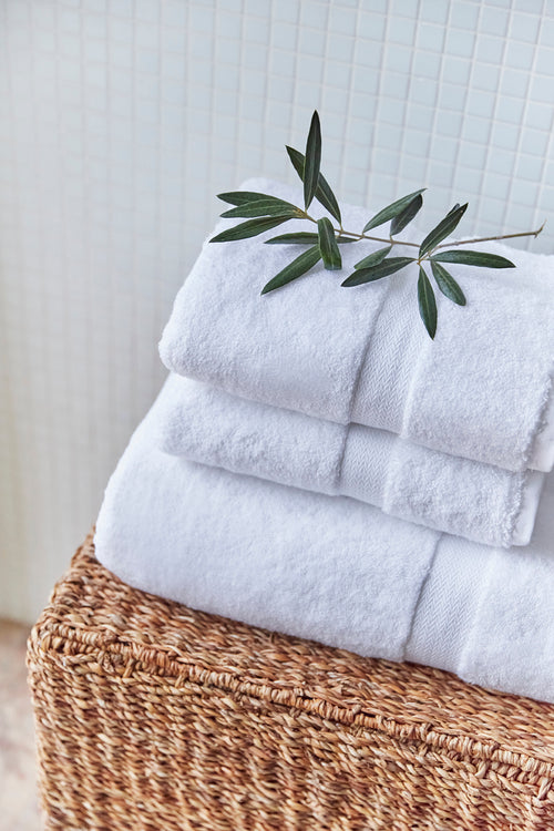 Almonda Lençol de banho 100x150cm branco